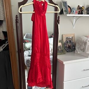 Elegant Red Evening Dress